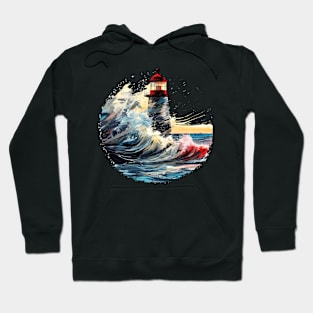 Lighthouse Sea World Ocean Beauty Discovery Travel Hoodie